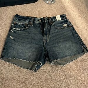 Abercrombie and Fitch Curve Love 26 mid-ride boyfriend short. New with tags